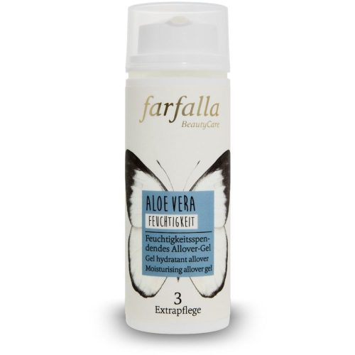 farfalla, farfalla - AloeVera,FeuchtigkeitsspendendesAllover-Gel,Feuchtigkeit, 50 ml
