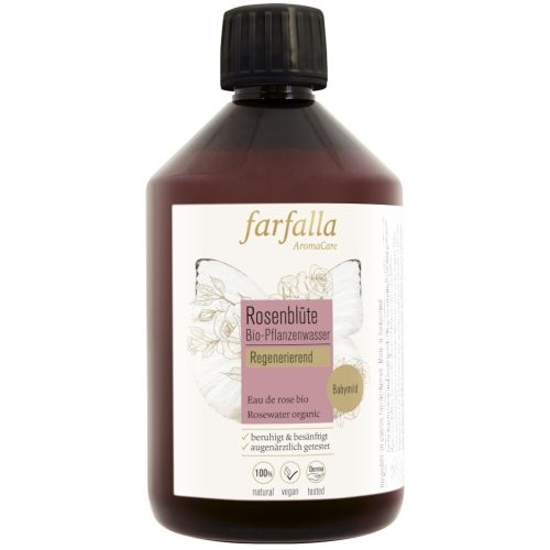 farfalla, Farfalla Rosenblüte Bio Pflanzenwasser (500ml)