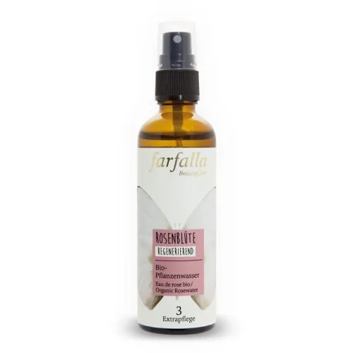 farfalla, farfalla - Rosenblüte Bio-Pflanzenwasser, 75 ml