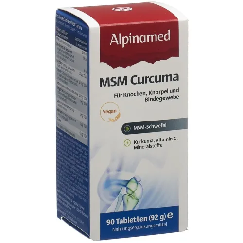 ALPINAMED, Alpinamed MSM Curcuma Tabletten (90 Stk)