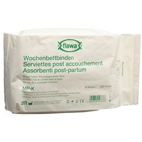 FLAWA, FLAWA Wochenbettbinden Kurz, Keimreduziert (10 Stk)