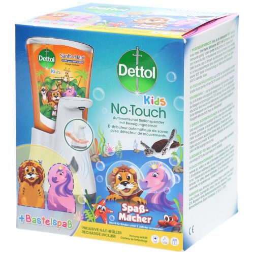 Dettol, Dettol Kids No-Touch Automatischer Seifenspender für Kinder inklusive Nachfüller Spass-Macher