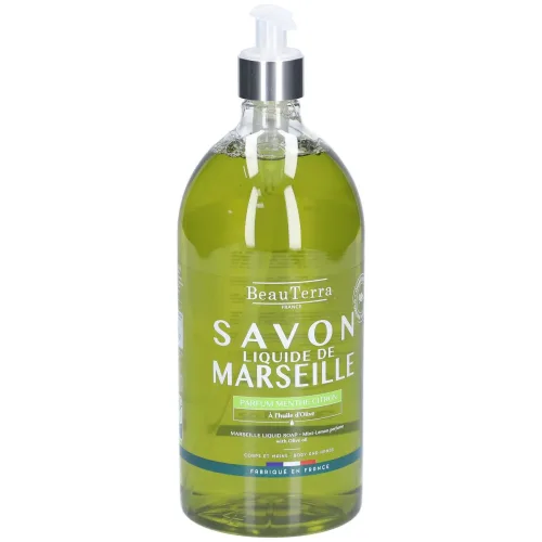 BeauTerra, BeauTerra Flüssigseife Marseille Minze-Zitrone (1000ml)