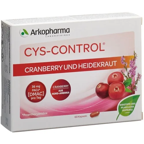 Arkopharma, CYS-CONTROL Kapseln Cranberry und Heidekraut (60 Stk)