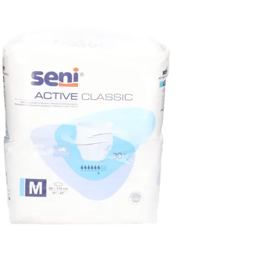 SENI, Seni Active Classic Einweghosen, Grösse M, Hüftumfang 80-110cm (30 Stk)