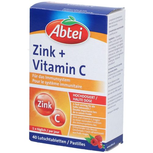Abtei, Abtei Zink plus Vitamin C Lutschtabletten (40 Stk)