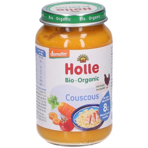 Holle, Holle Couscous Glas (220g)