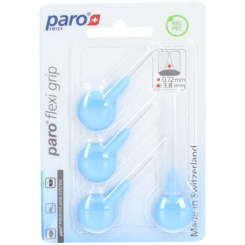Paro, PARO Flexi Grip fein 3.8mm hellblau (4 Stk)