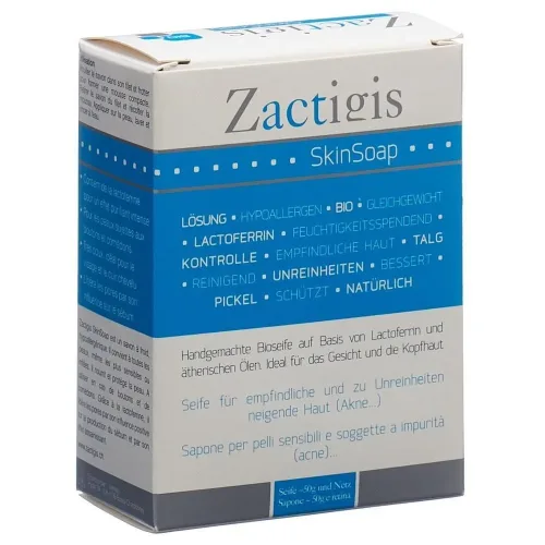 CosmeTec, Zactigis SkinSoap Handgemachte Bio-Seife (50g)