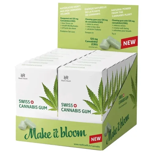 undefined, Swiss Cannabis Gum 120 mg CBD Mint (16x24 Stk)