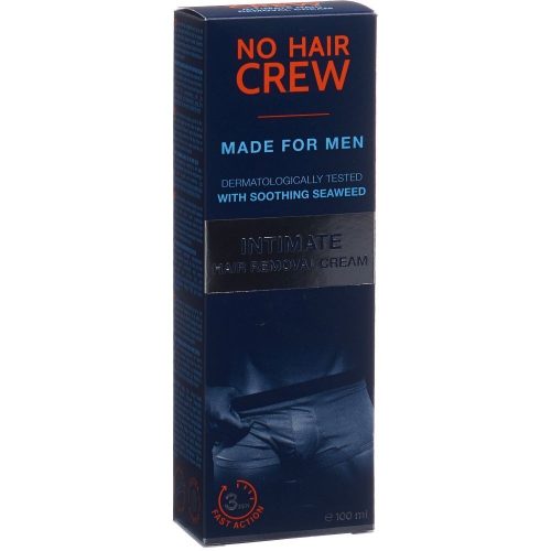 NO HAIR CREW, NO HAIR CREW Enthaarungscreme Intim M&auml;nner 100 ml