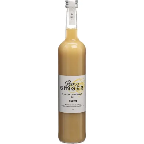 Ben's GINGER, Ben's Ginger Ingwerkonzentrat Bio Fl 500 ml
