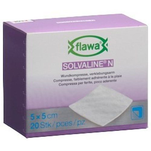 FLAWA, FLAWA Solvaline N Kompressen Steril 5x5cm (20 Stk)