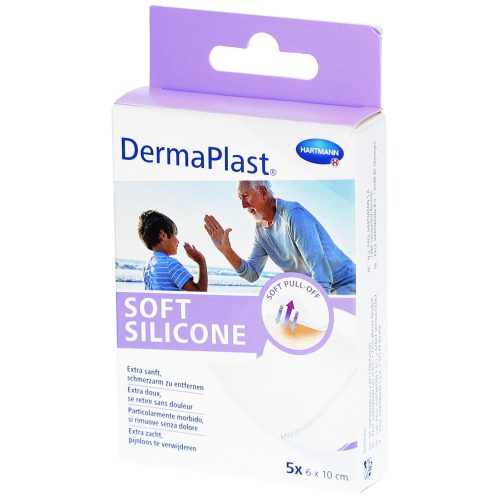 DERMAPLAST, DermaPlast Soft Silicone Pflaster, 6x10cm (5 Stk)