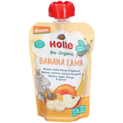 Holle, Holle Quetschbeutel Banana Lama (100g)