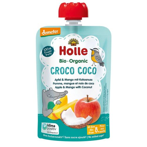 Holle, Holle Quetschbeutel Croco Coco (100g)