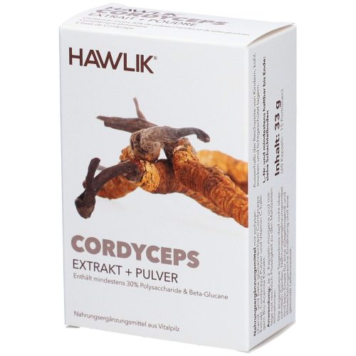 HAWLIK, HAWLIK Cordyceps Extrakt + Pulver Kapseln (60 Stk)