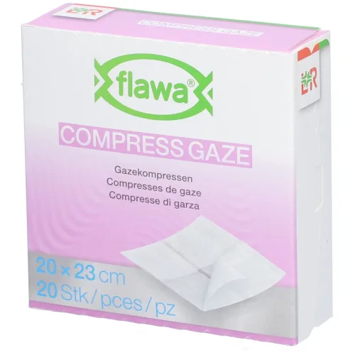 FLAWA, flawa Gazekompressen 20x23cm (20 Stk)