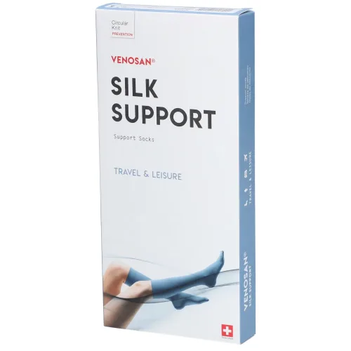 VENOSAN, VENOSAN SILK A-D Support Socks L black (1 Paar)