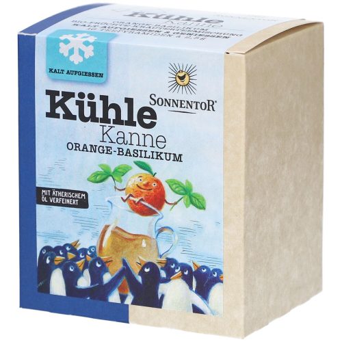 SONNENTOR, Sonnentor Kühle Kanne Teepyramiden Orange-Basilikum BIO (16 Stk)