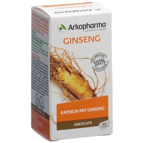 Arkopharma, ARKOCAPS Ginseng Kapseln (45 Stk)