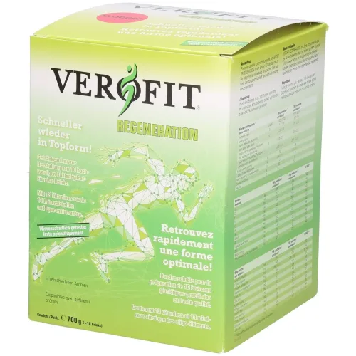undefined, VEROFIT Regeneration Erdbeer 10 Beutel à 70 g