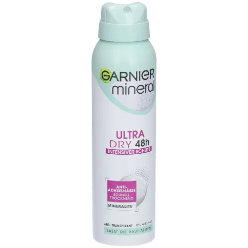 Garnier, Garnier Mineral UltraDry Spray Anti-Transpirant Deodorants 150 ml Damen