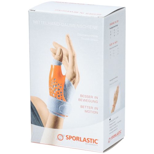 Sporlastic, SPORLASTIC Mittelhand Daumenschiene 15-17cm, rechts, hautfarbig (1 Stk)