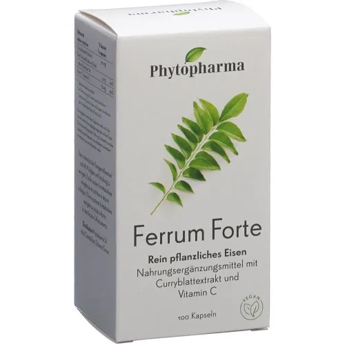 Phytopharma, Phytopharma Ferrum Forte Kapseln (100 Stk)