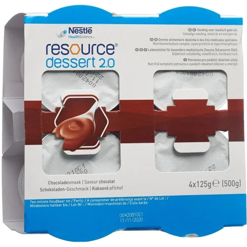 Resource, Resource Dessert 2.0 Schokolade (4x125g)