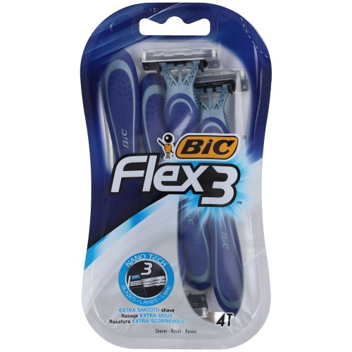 BIC, BiC Flex 3 Light Herrenrasierer, plus 3-Klingen (4 Stk)