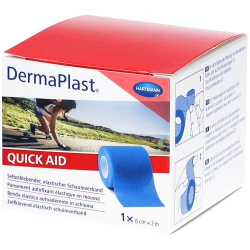 DERMAPLAST, DermaPlast QuickAid 6cmx2m blau (1 Stk)