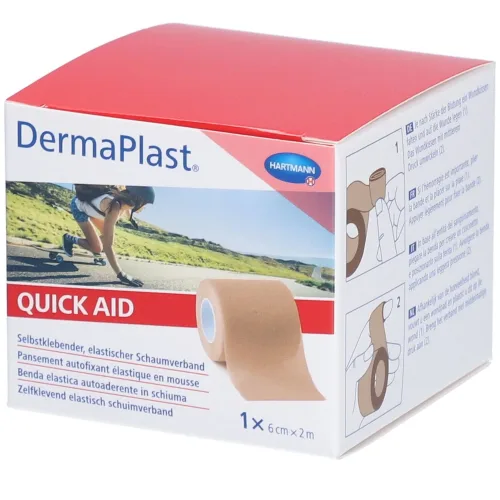 DERMAPLAST, DermaPlast QuickAid 6cmx2m hautfarbig (1 Stk)