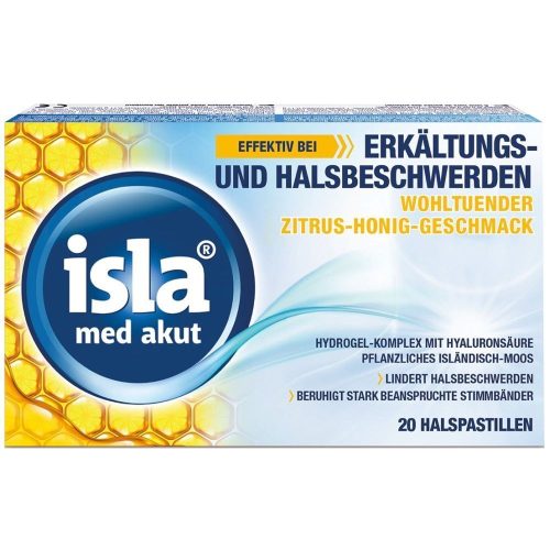 Isla, ISLA Med akut Pastillen Zitrus Honig 20 Stk