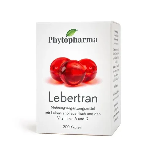 Phytopharma, Phytopharma Lebertranöl Kapseln (200 Stk)
