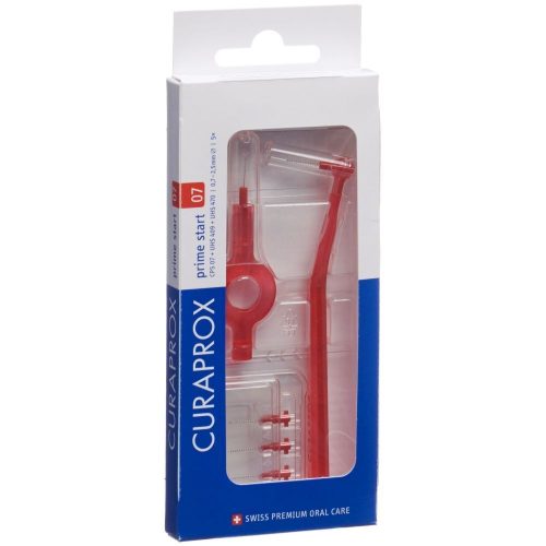 CURAPROX, CURAPROX - Interdentalbürste Set prime start, Gr. 011, 5 Stk., 5 Stücke,  Rot