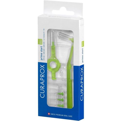 CURAPROX, CURAPROX - Interdentalbürste Set prime start, Gr. 011, 5 Stk., 5 Stücke,  Grün