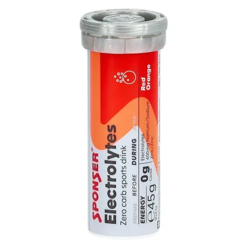 SPONSER, SPONSER - Fit & Well Brausetabletten, Electrolytes Tabs Blutorange, One Size