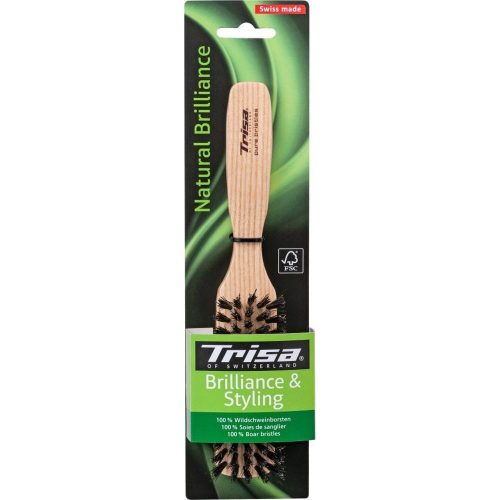 Trisa, Trisa Natural Brilliance Haarbürste Medium (1 Stk)