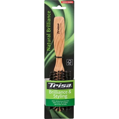 Trisa, Trisa Natural Brilliance Haarbürste halbrund (1 Stk)