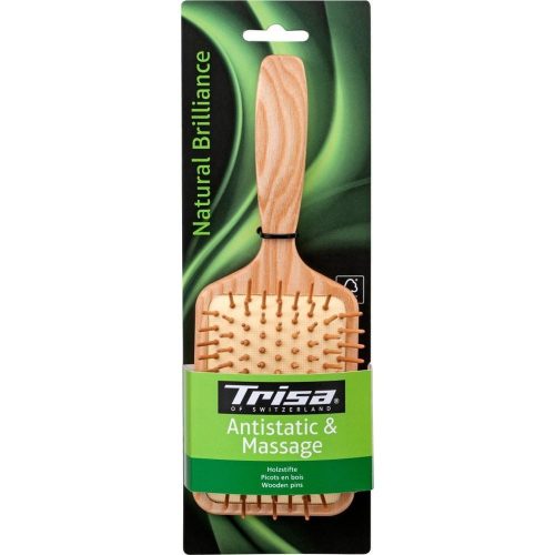 Trisa, TRISA Natural Brilliance Haarb&uuml;rste Paddle