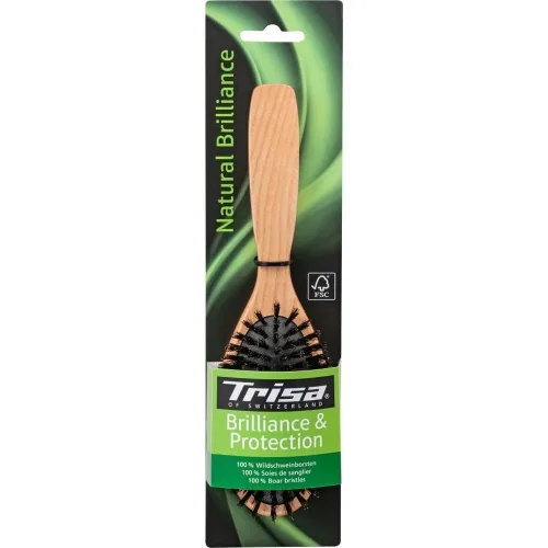 Trisa, Trisa Natural Brilliance Haarbürste reine Borsten (1 Stk)