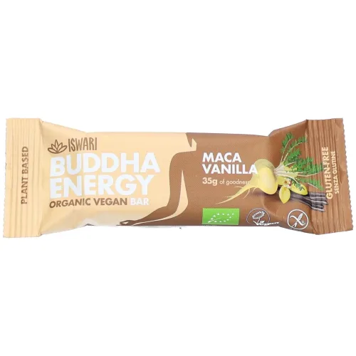 ISWARI, ISWARI Maca & Vanille Buddha Energy Riegel Rohkost Bio (35g)