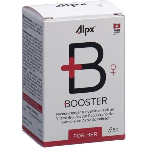 Alpx, Alpx - Booster für Sie Natürliches Nahrungsergänzungsmittel mit Vitamin B6 - Pink - Stimulationsmittel enhancing - 50 Kapseln