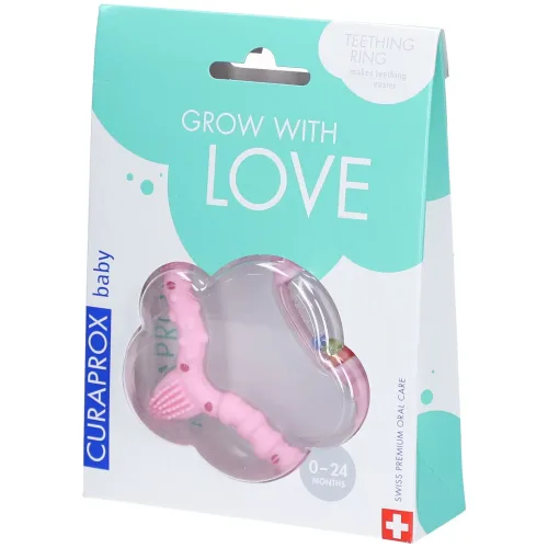 CURAPROX, CURAPROX Baby Beissring rosa (neu)