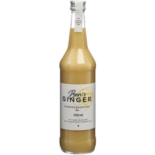 Ben's GINGER, Ben's GINGER Ingwerkonzentrat Bio (500ml)