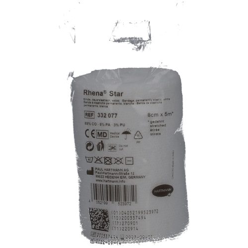 Rhena, Rhena Star Elastische Binden, 8cmx5m, Cellophan (1 Stk)