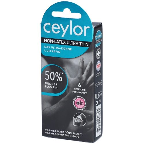 Ceylor, Ceylor Ultrathin Latex-Free Condoms, 6 Stück - Amorana