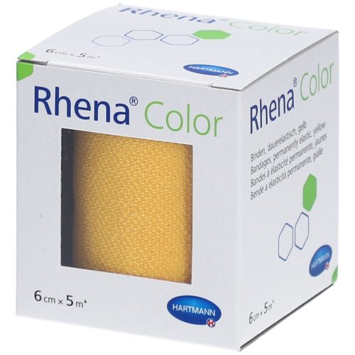 Rhena, Rhena Color Elastische Binden 6cmx5m gelb (1 Stk)