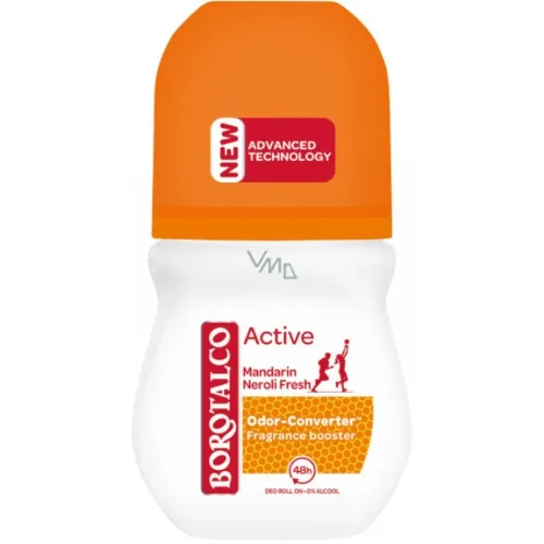 BOROTALCO, Borotalco - Deo Active Mandarine&Neroli Roll On, 50 ml
